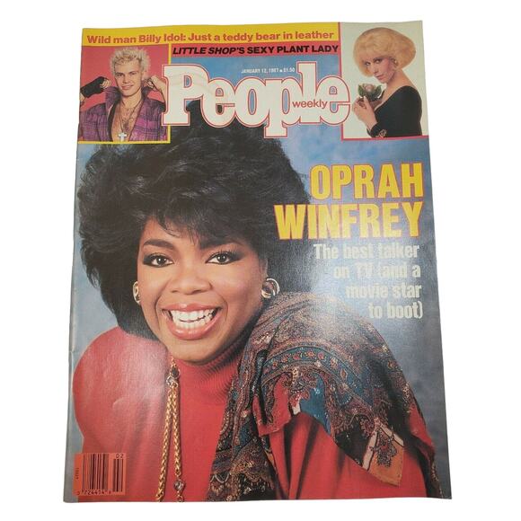 People Magazine January 12, 1987 Oprah Billy Idol Predictions for 21st Century - Picture 1 of 5